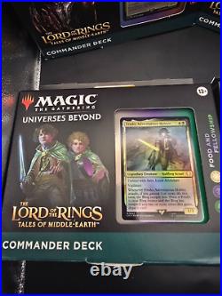 WOTC MTG LoTR Tales of Middle-Earth Commander Boxes All 4 Decks READ