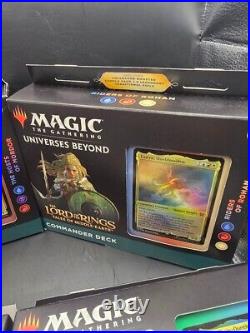 WOTC MTG LoTR Tales of Middle-Earth Commander Boxes All 4 Decks READ