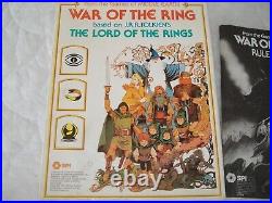 War Of The Ring Game Spi 1977 Lord Of The Rings Middle Earth Complete