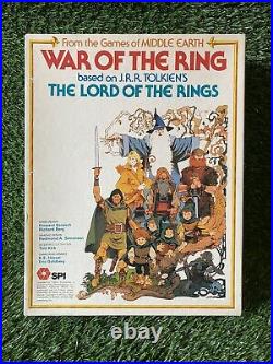 War Of The Ring Game Spi 1977 Lord Of The Rings Middle Earth Strategy