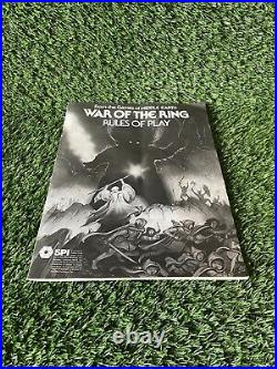 War Of The Ring Game Spi 1977 Lord Of The Rings Middle Earth Strategy