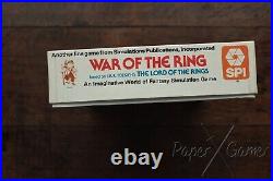 War of the Ring Games of Middle Earth LOTR Boxed Board Game SPI 1790 UK 1977