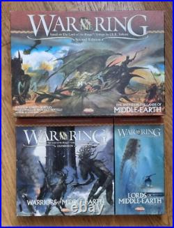 War of the Ring Second Edition + Lords & Warriors of Middle-Earth expansions