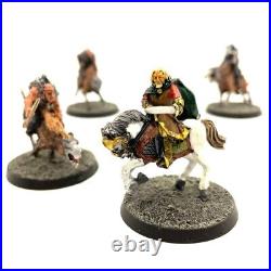 Warg Attack 4 Painted Miniatures Theoden Sharku Riders Orc Middle-Earth