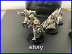 Warhammer LOTR Middle Earth Ringwraiths Nazgul Metal X 8 Witch King