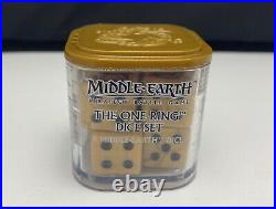 Warhammer Lord of the Rings Middle Earth The One Ring Dice Set Sealed OOP