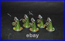 Warhammer lotr Middle Earth 5 Rohan Royal Knights on foot and mounted painted