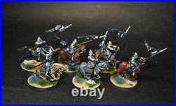 Warhammer lotr Middle Earth 6 Knights of Minas Tirith painted