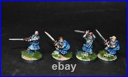 Warhammer lotr Middle Earth Angbor and 12 Clansmen of Lamedon painted