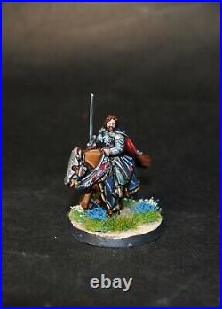 Warhammer lotr Middle Earth Aragorn King of Gondor foot and mounted painted