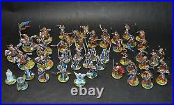 Warhammer lotr Middle Earth Army of Lorien painted 51 figures in total