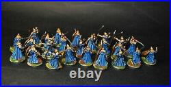 Warhammer lotr Middle Earth Army of Lorien painted 51 figures in total