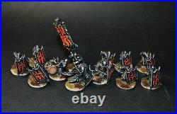 Warhammer lotr Middle Earth Black 12 Guard of Barad-Dur painted Mordor Orcs