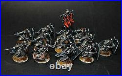 Warhammer lotr Middle Earth Black 12 Guard of Barad-Dur painted Mordor Orcs