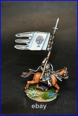 Warhammer lotr Middle Earth Boromir With Banner of Minas Tirith painted