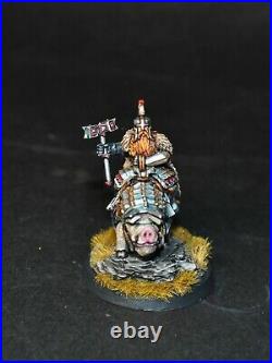 Warhammer lotr Middle Earth Dain Ironfoot Lord of the Iron Hills painted