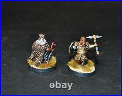 Warhammer lotr Middle Earth Dain Ironfoot and Thorin III Stonehelm painted