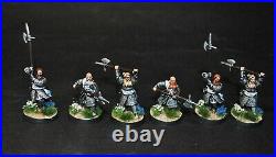 Warhammer lotr Middle Earth Forlong and 12 Axemen of Lossarnach painted Fiefdoms