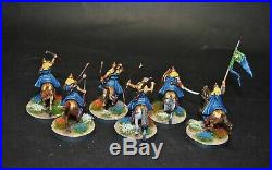 Warhammer lotr Middle Earth Galadhrim Knights painted Lorien Elves