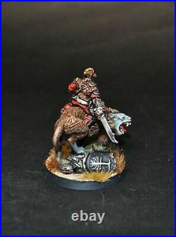 Warhammer lotr Middle Earth Gothmog foot and mounted painted Mordor