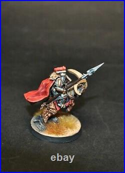 Warhammer lotr Middle Earth Iron Hills Dwarf Captain on Goat painted