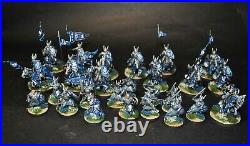 Warhammer lotr Middle Earth Knights of Dol Amroth Army painted 26 figures
