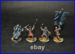 Warhammer lotr Middle Earth Morannon Orcs warband with command painted Mordor