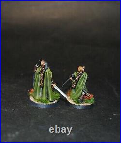 Warhammer lotr Middle Earth Ranger Captains Mablung and Anborn painted