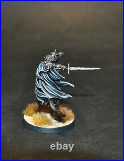 Warhammer lotr Middle Earth the Witch King of Angmar foot and mounted painted