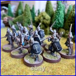 Warriors of Minas Tirith 12 Painted Miniature Gondor Guard Middle-Earth