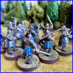 Warriors of Minas Tirith 12 Painted Miniature Gondor Guard Middle-Earth