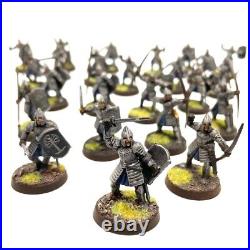 Warriors of Minas Tirith 24 Painted Miniatures Gondor Men Middle-Earth