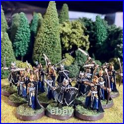 Warriors of the Last Alliance 12 Painted Miniatures Elves Middle-Earth