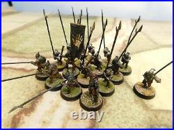 Well Painted Games Workshop LOTR Middle Earth Uruk-Hai Pikemen with spare