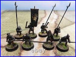 Well Painted Games Workshop LOTR Middle Earth Uruk-Hai Pikemen with spare