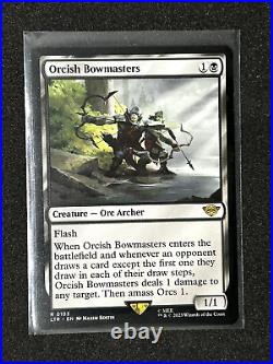 X3 MTG Orcish Bowmasters LOTR Tales of Middle-earth x1 Foil x2 regular 0103